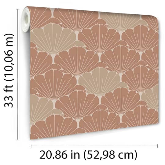Designs Direct Giant Art Deco Gingko Leaf Wallpaper
